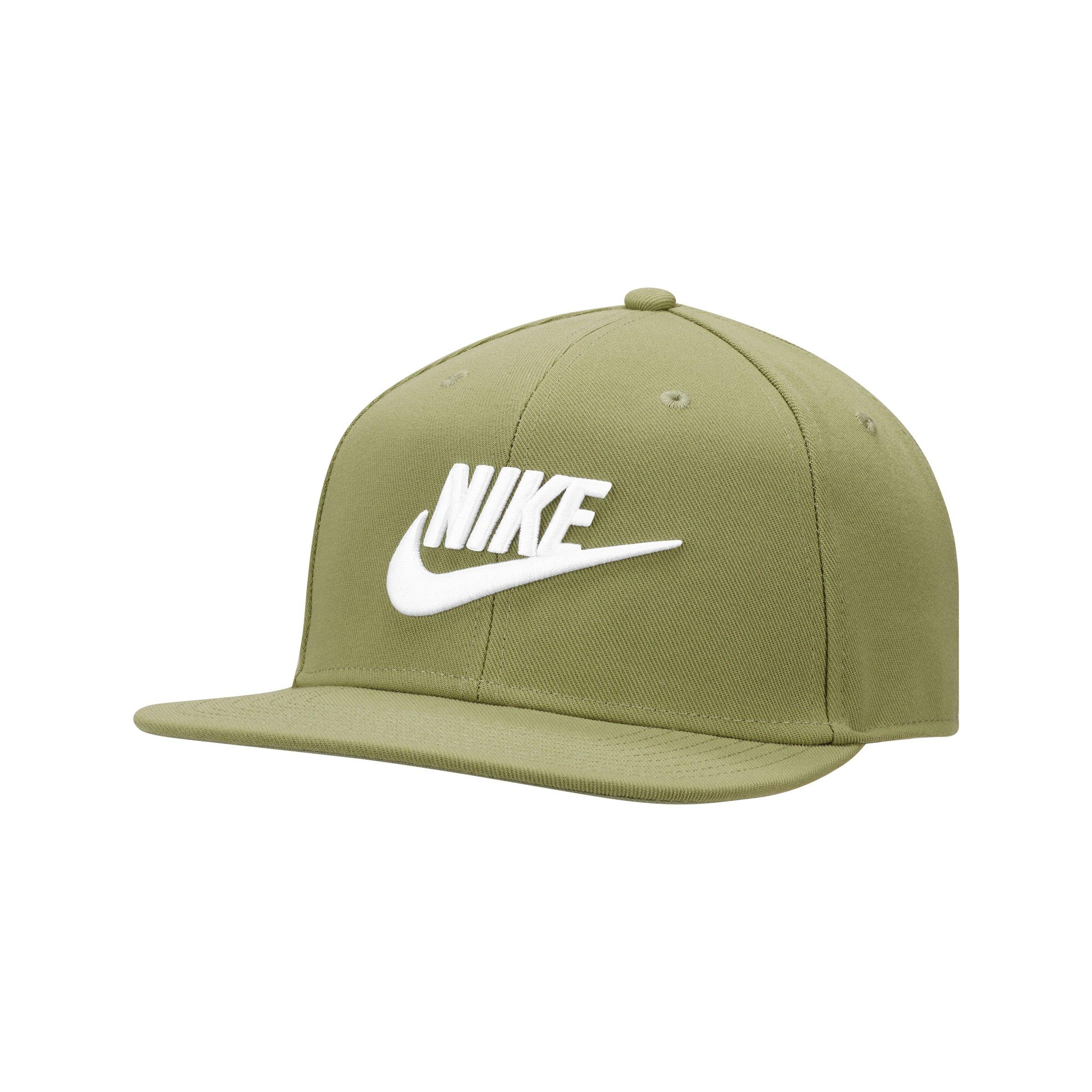 Nike Sportswear Dri FIT Pro Futura Snapback Hat Alligator Green